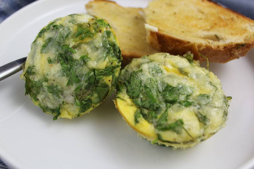 #2Ways2Percent - Baked Eggs with Watercress | Runaway Apricot