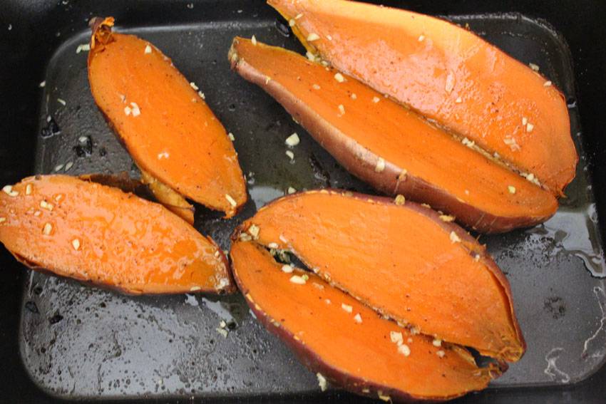 #2Ways2Percent - Roasted Sweet Potatoes with Watercress Salsa Verde | Runaway Apricot