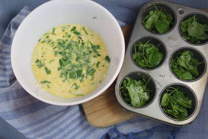 #2Ways2Percent - Baked Eggs with Watercress | Runaway Apricot