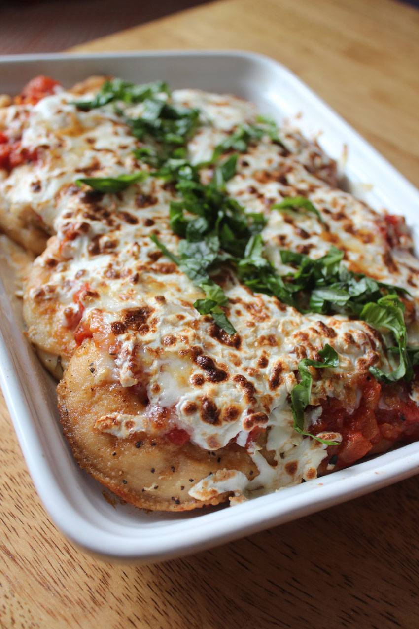 Chicken with Tomato and Mozzarella | Runaway Apricot