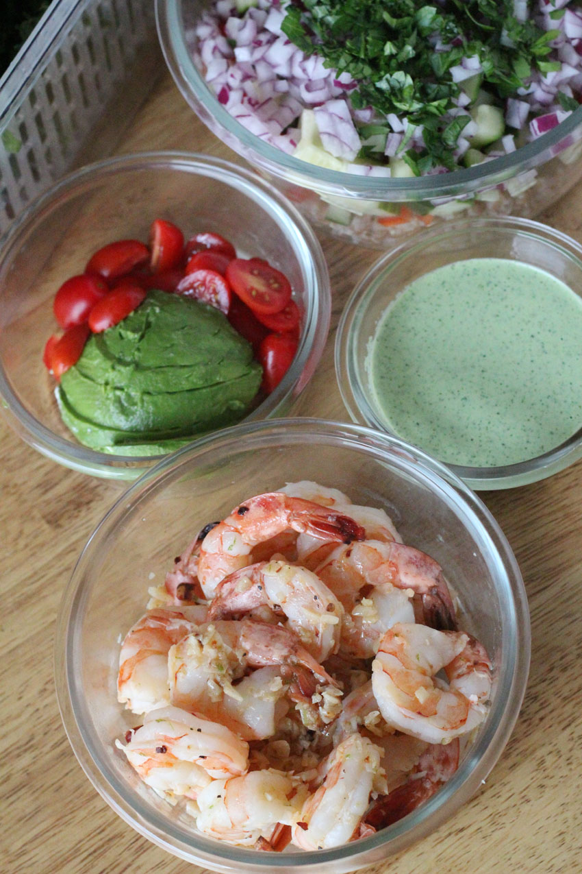 Garlic-Lime Shrimp Meal Prep