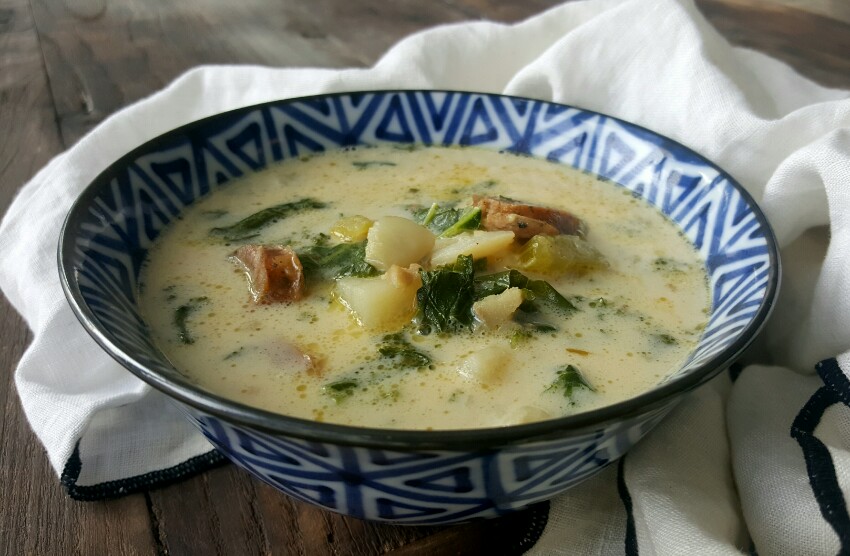 Cod and Andouille Stew with Kale and Potatoes