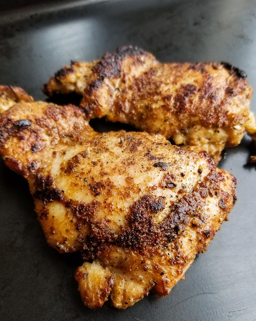 Roasted Chicken Thighs with Taco Seasoning