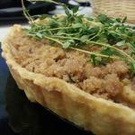 Pear Streusel Tart with Fresh Thyme