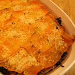 Butternut Squash “Lasagna” with Sausage and Spinach