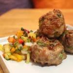 Glistening like Beyoncé: Jerk Chicken Meatballs