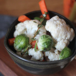 Soul Food Picnic –  Giardiniera Pickles with Cauliflower, Carrots, Brussels Sprouts and Red Pepper