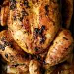 Chili-Rhubarb Roast Chicken